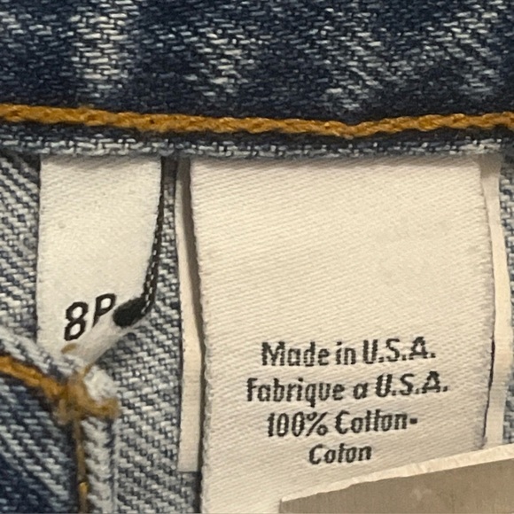 Vintage Calvin Klein made in USA jeans size 8P (28) double stone washed - Picture 10 of 11